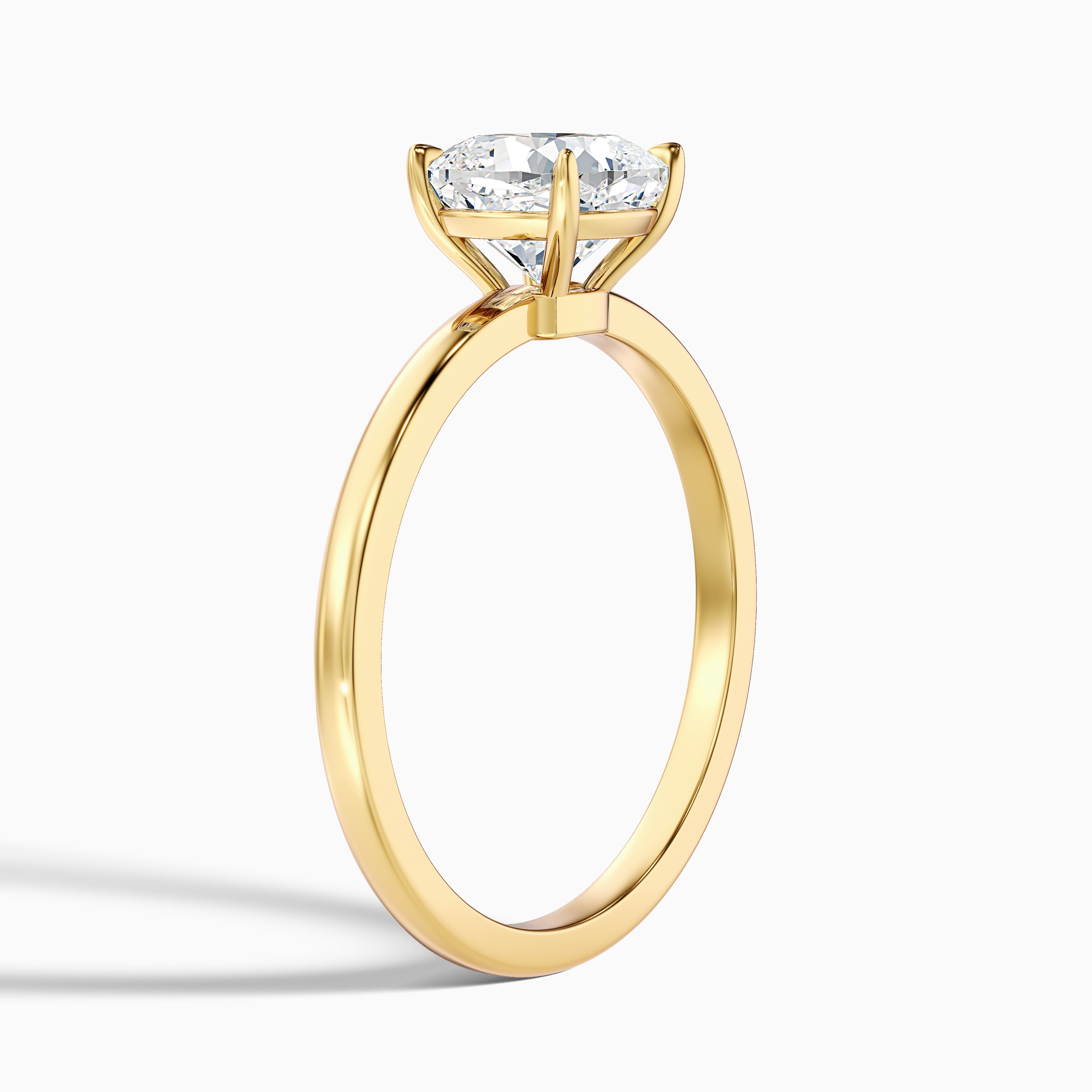 Ainsley Cushion Cut Low Profile Lab Grown Diamond Ring