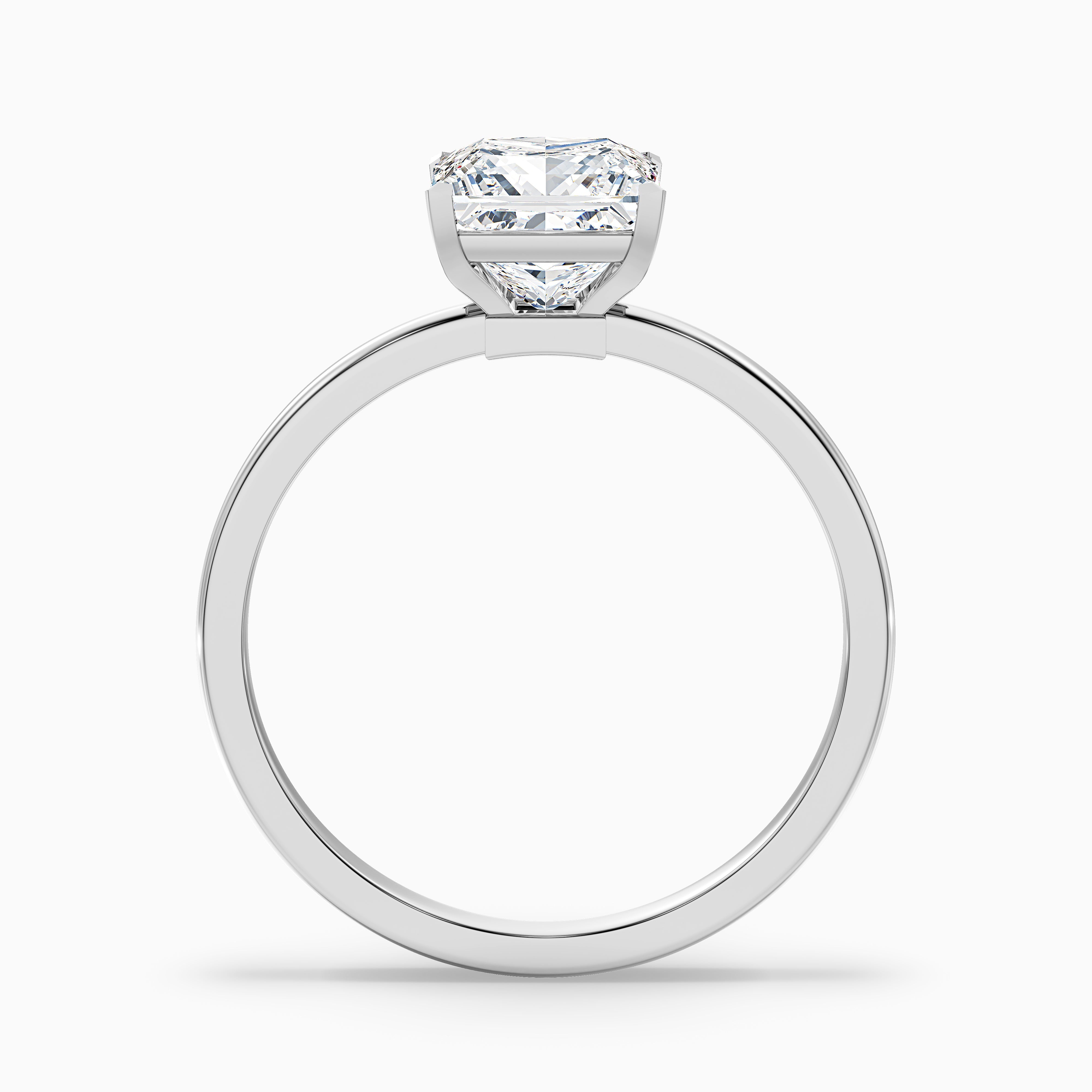 Annette Princess Cut Low Profile Lab Grown Diamond Ring