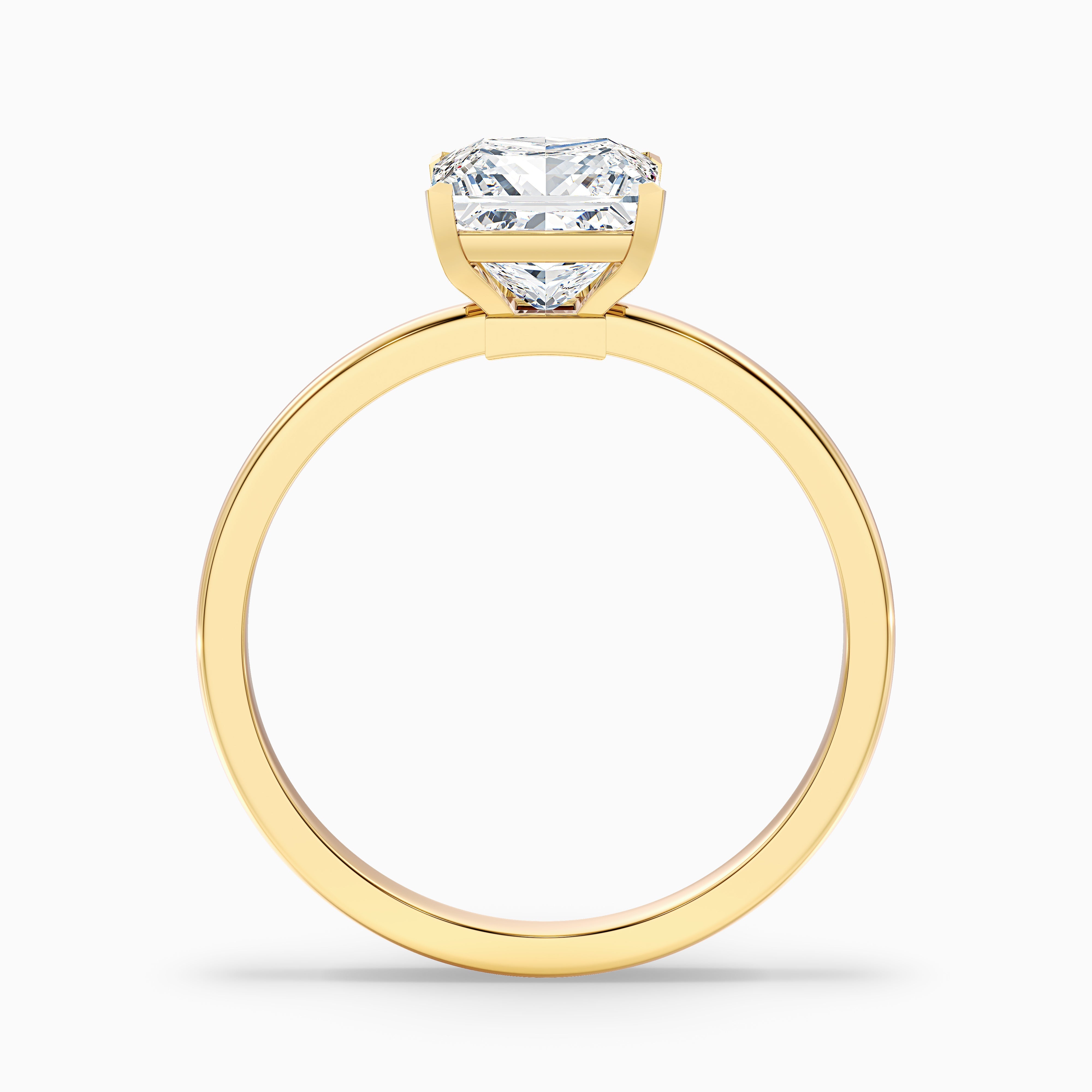 Annette Princess Cut Low Profile Lab Grown Diamond Ring