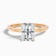 Brenley Radiant Cut Low Profile Moissanite Diamond Ring
