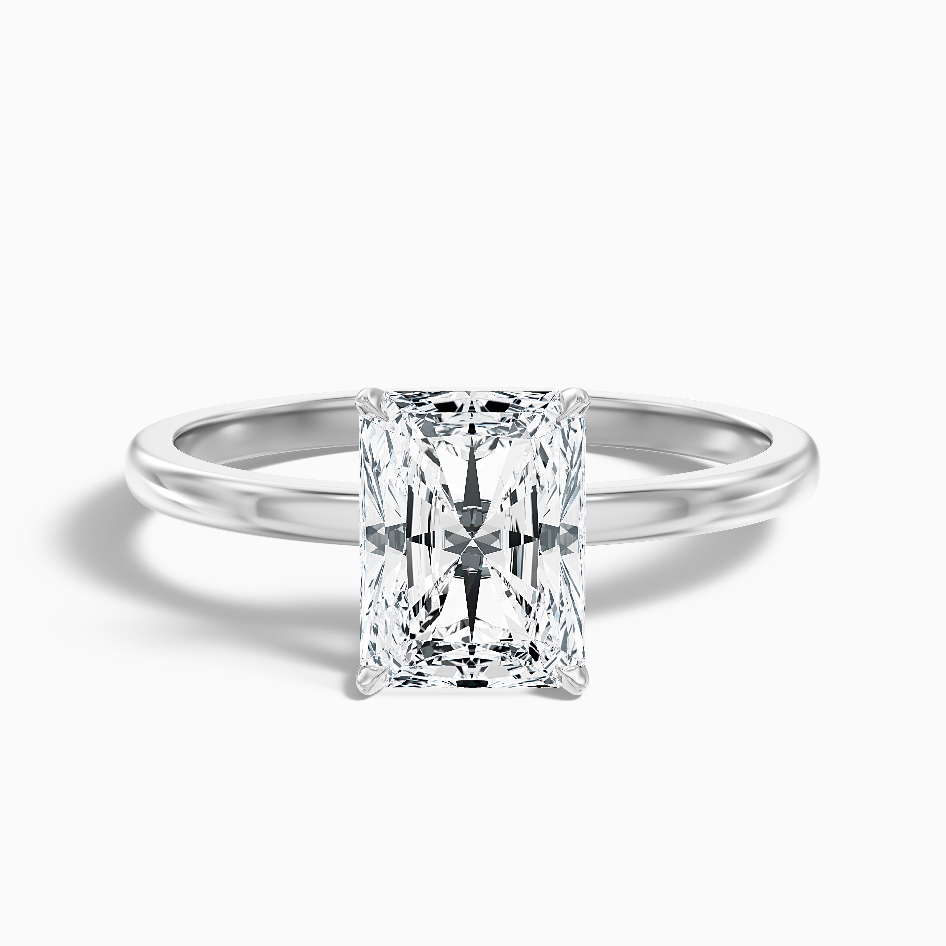 Brenley Radiant Cut Low Profile Lab Grown Diamond Ring