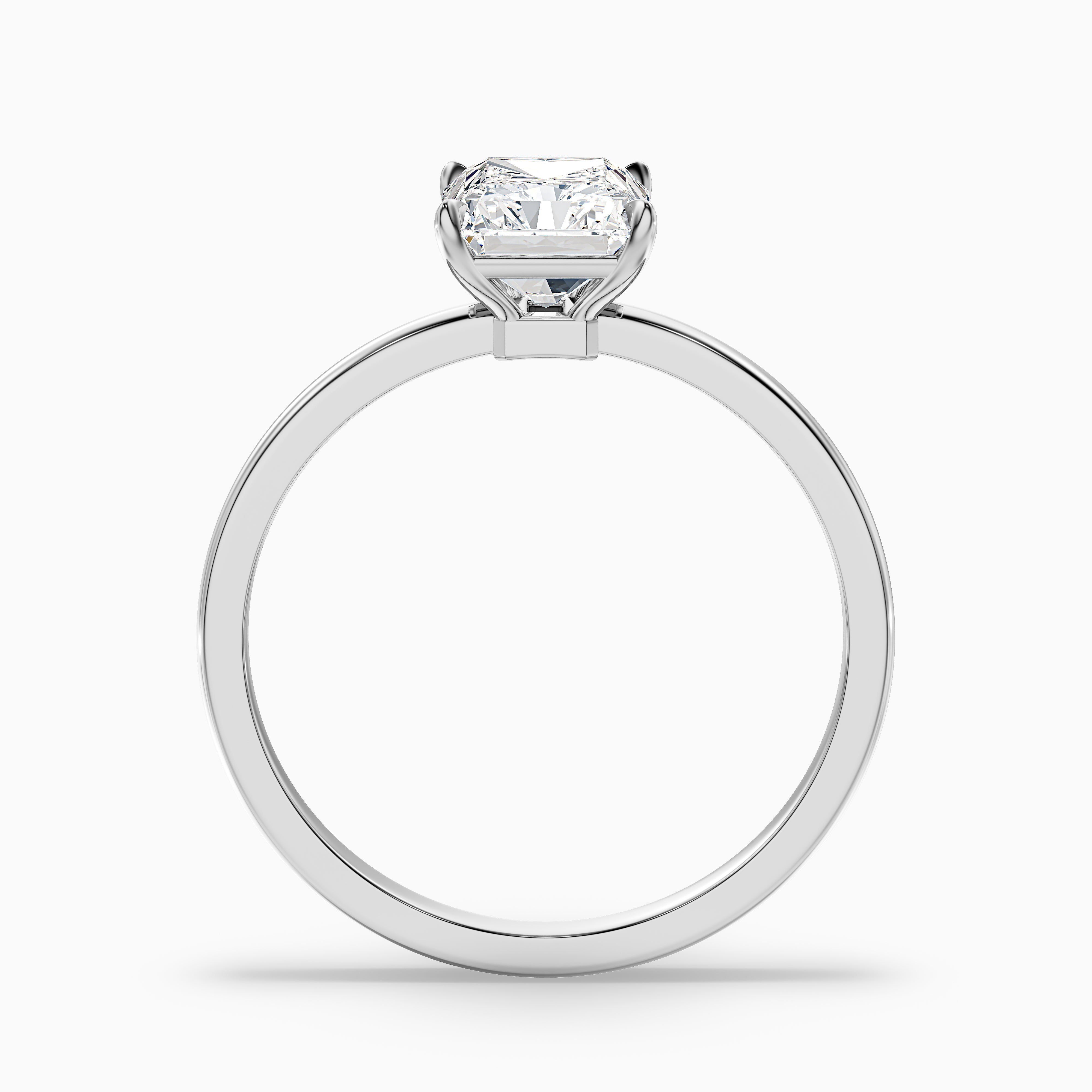 Brenley Radiant Cut Low Profile Lab Grown Diamond Ring