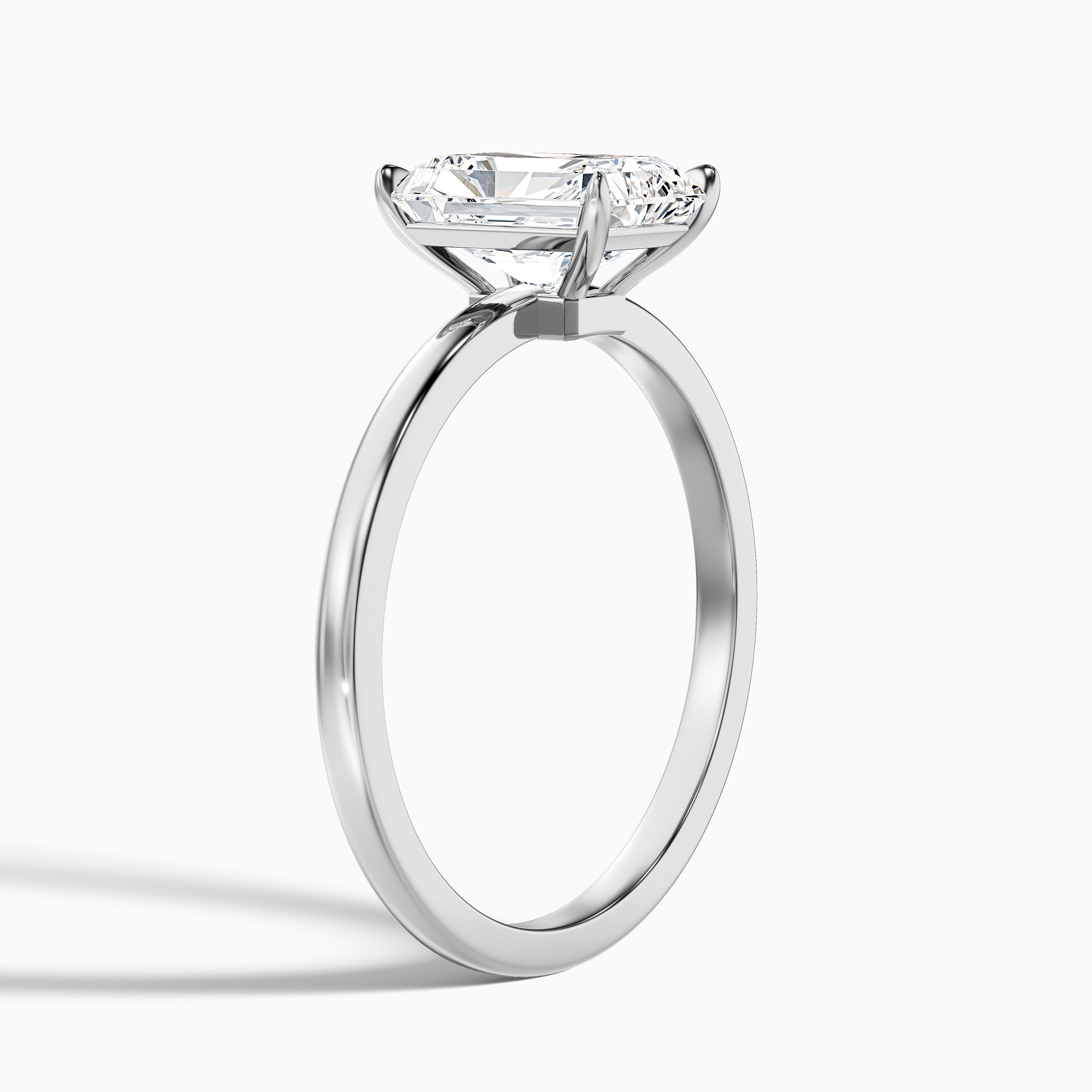 Brenley Radiant Cut Low Profile Lab Grown Diamond Ring