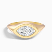 Delphia Marquise East West Bezel Lab Grown Diamond Engagement Ring