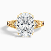 Taylor Elongated Old Mine Cushion Cut Lab Grown Diamond Ring