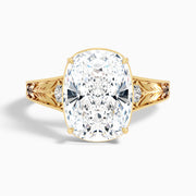 Elissia Elongated Cushion Cut Lab Grown Diamond Engagement Ring